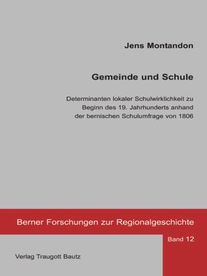 cover image of Gemeinde und Schule -